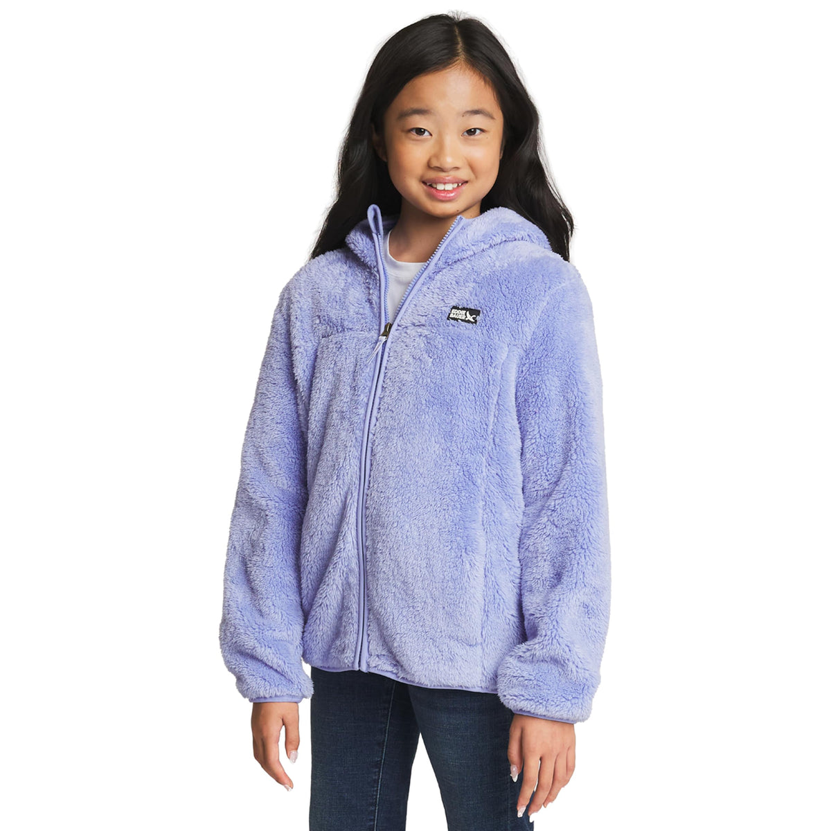Eddie Bauer Girls' Quest Plush High Pile Faux Sherpa Hooded Jacket