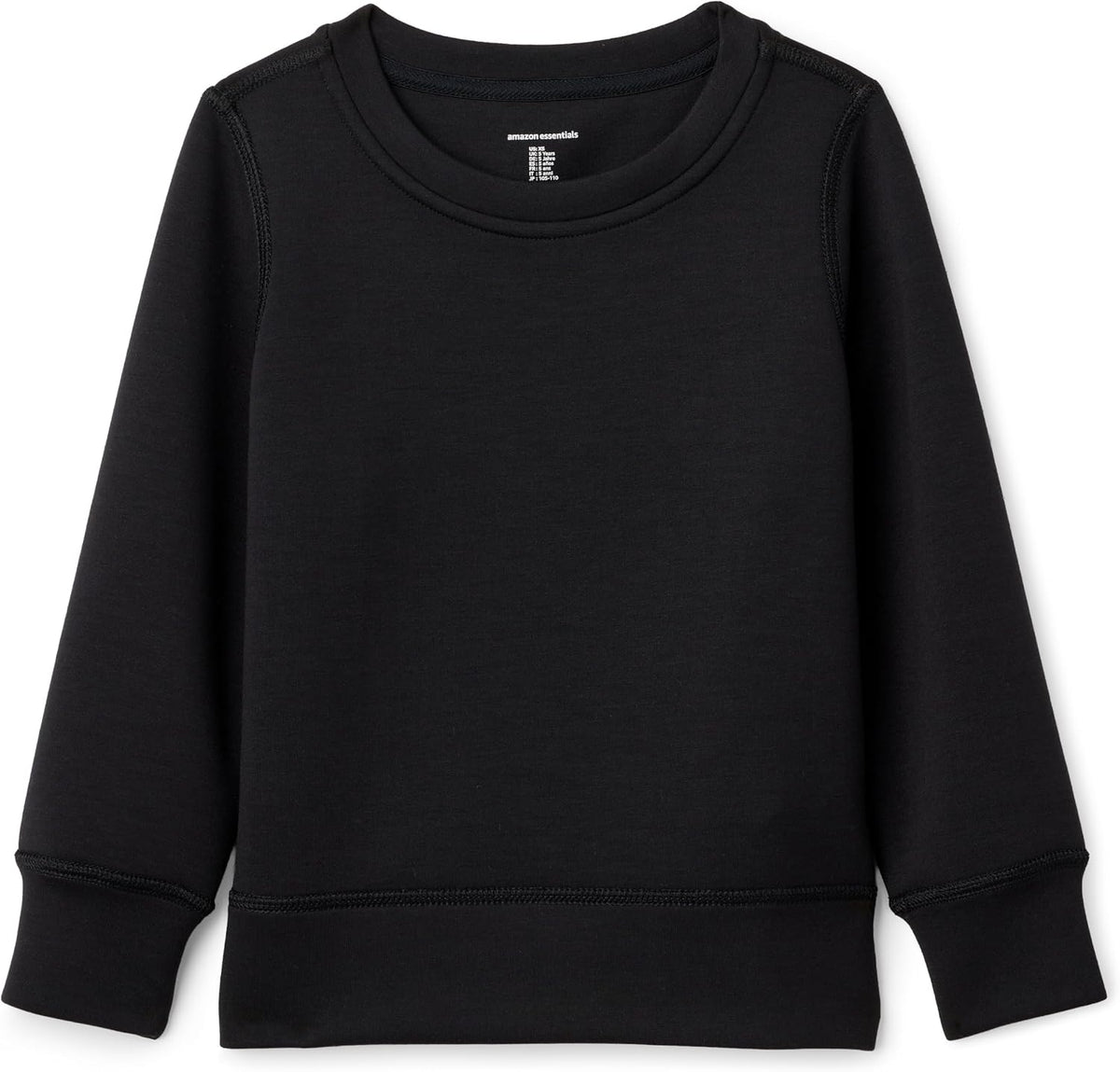 Amazon Essentials Girls' Active Relaxed-Fit Crewneck Pullover Sweatshirt