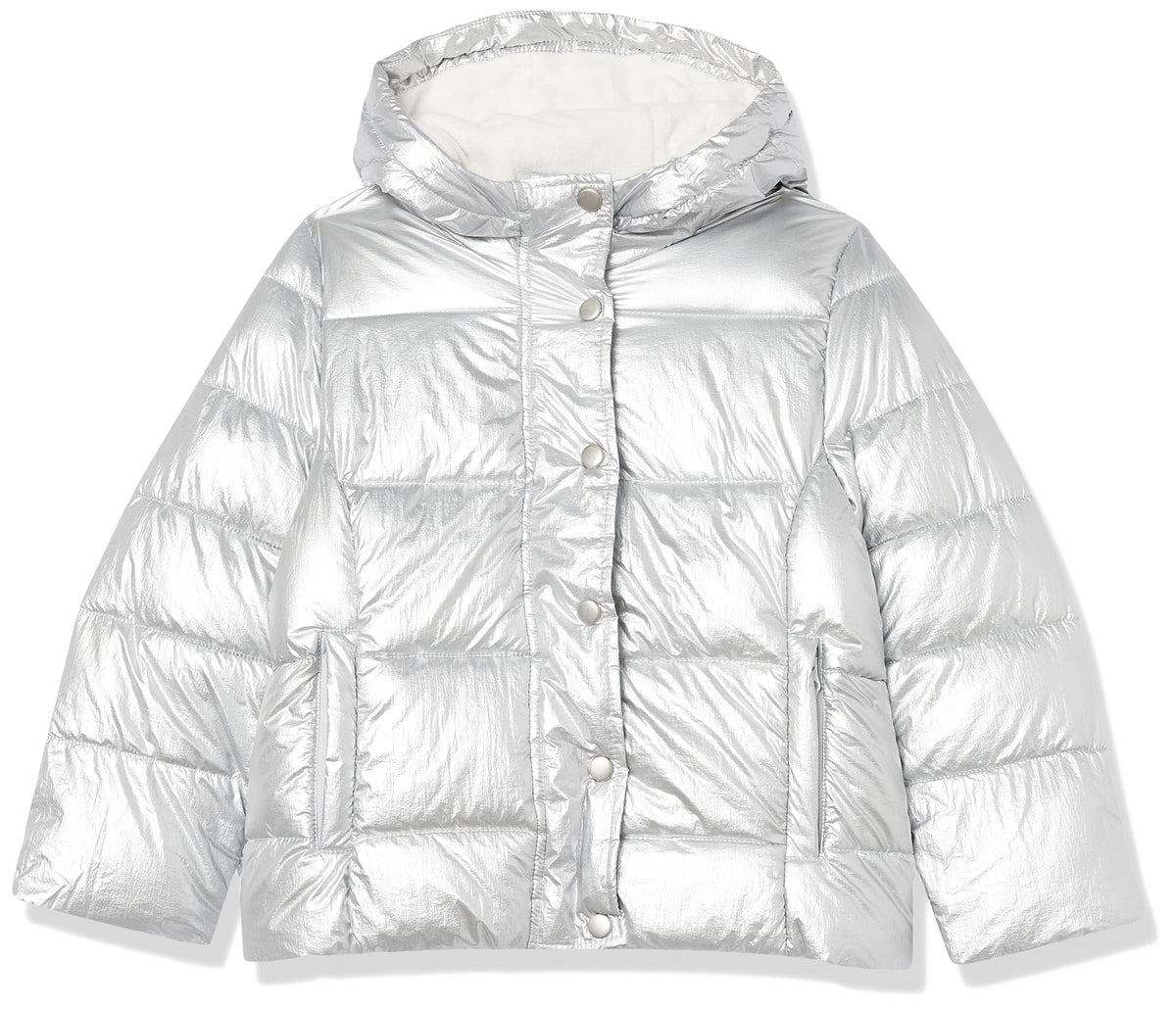 Amazon Essentials Girls and Toddlers' Heavyweight Hooded Puffer Coat, Water-Resistant