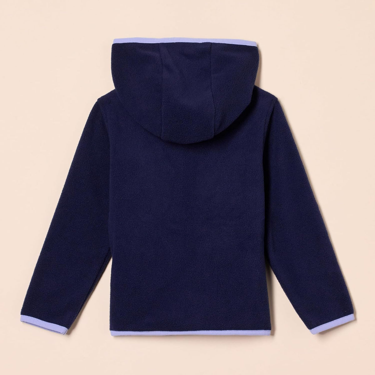 Amazon Essentials Girls and Toddlers' Fleece Full-Zip Hooded Lightweight Jacket for Spring