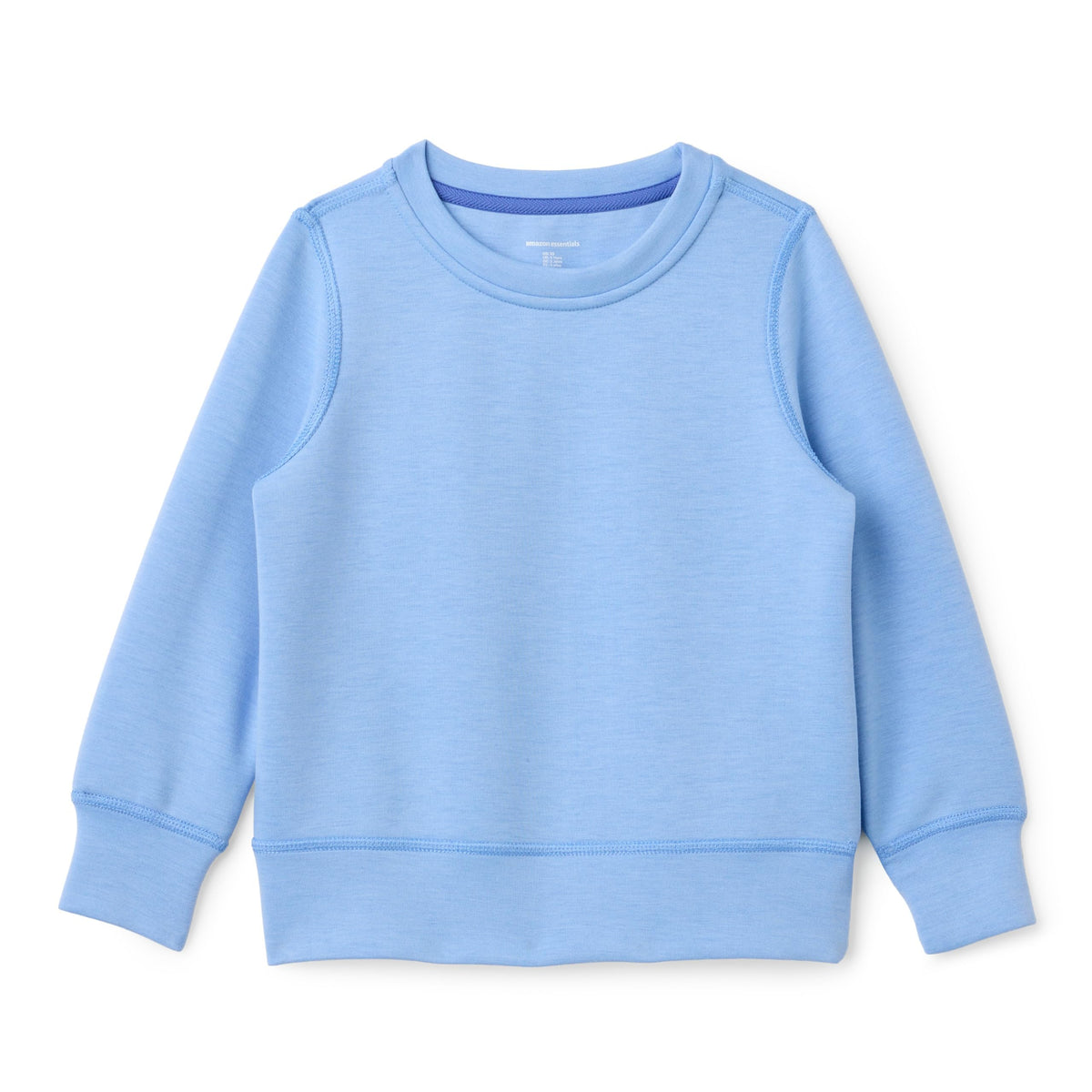 Amazon Essentials Girls' Active Relaxed-Fit Crewneck Pullover Sweatshirt