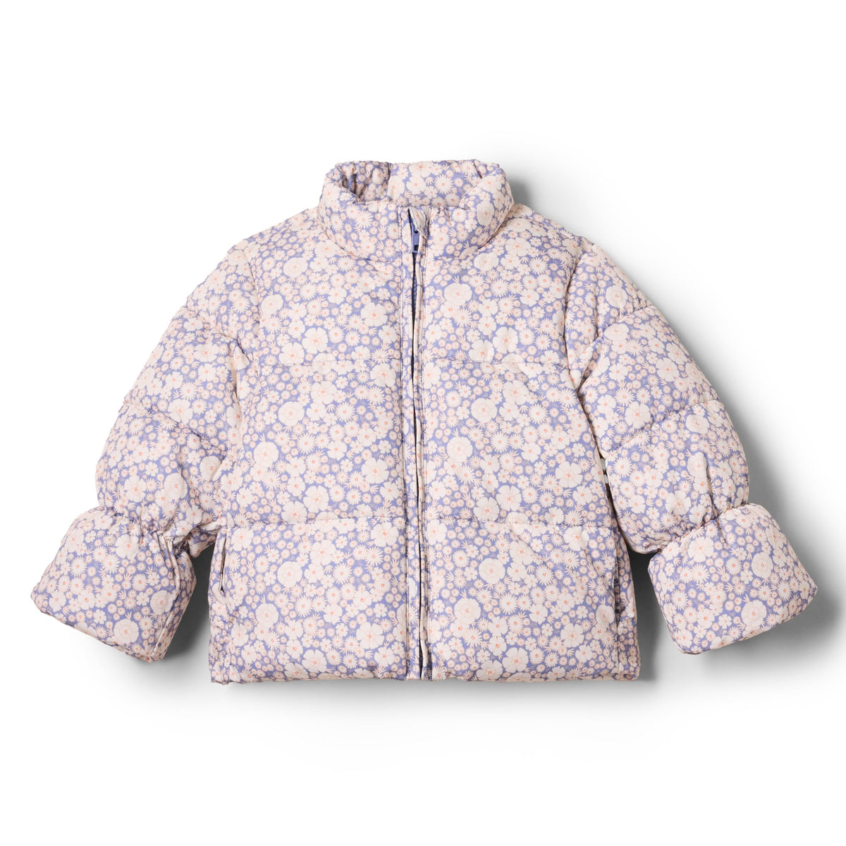 Amazon Essentials x Sofia Grainge Toddler and Baby Girls' Heavyweight Fleece Lined Taffeta Puffer Jacket