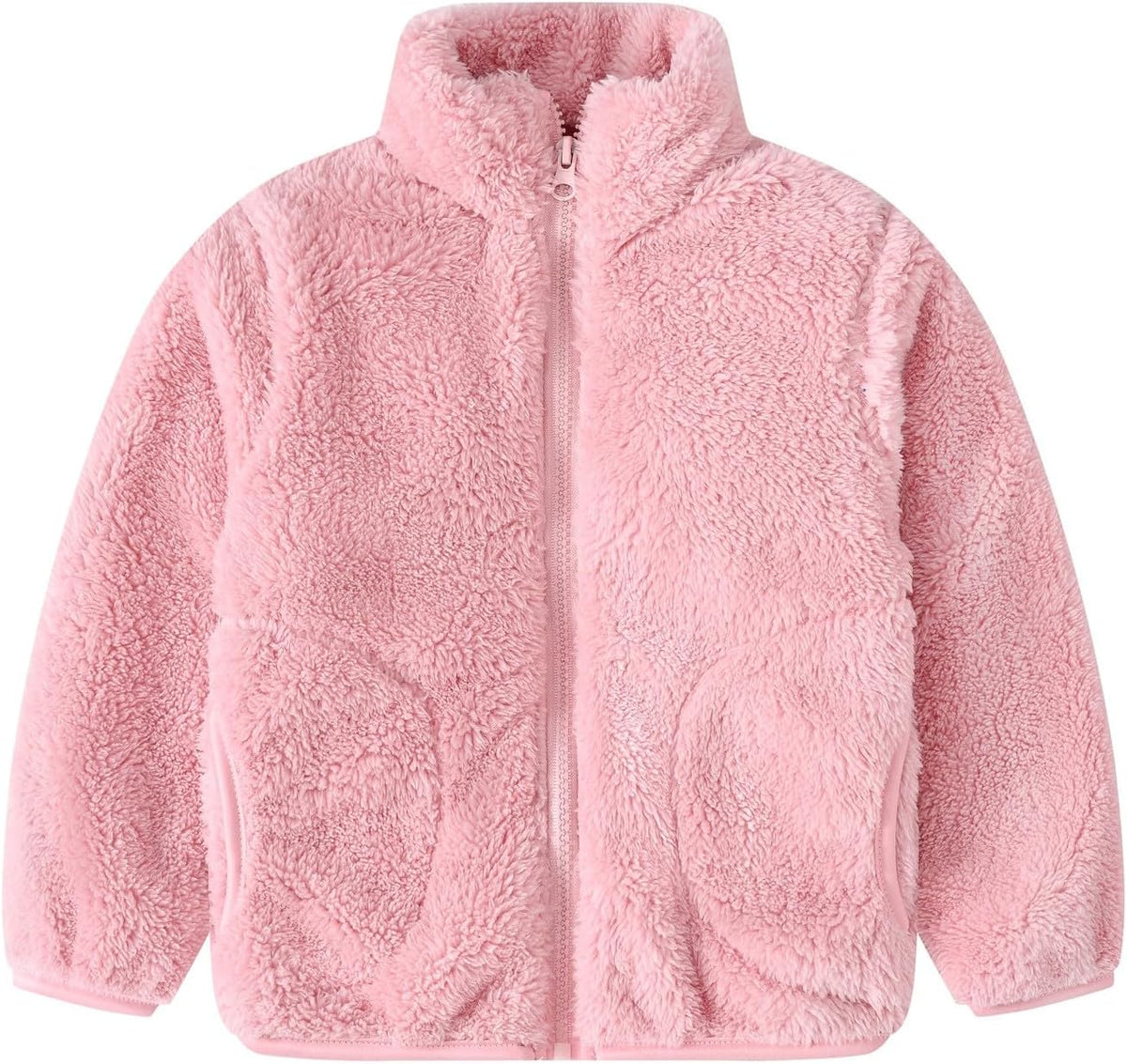 Girls Fleece Jacket 2026 Fall Fashion Cute Zip Up Sherpa Jackets for Girls
