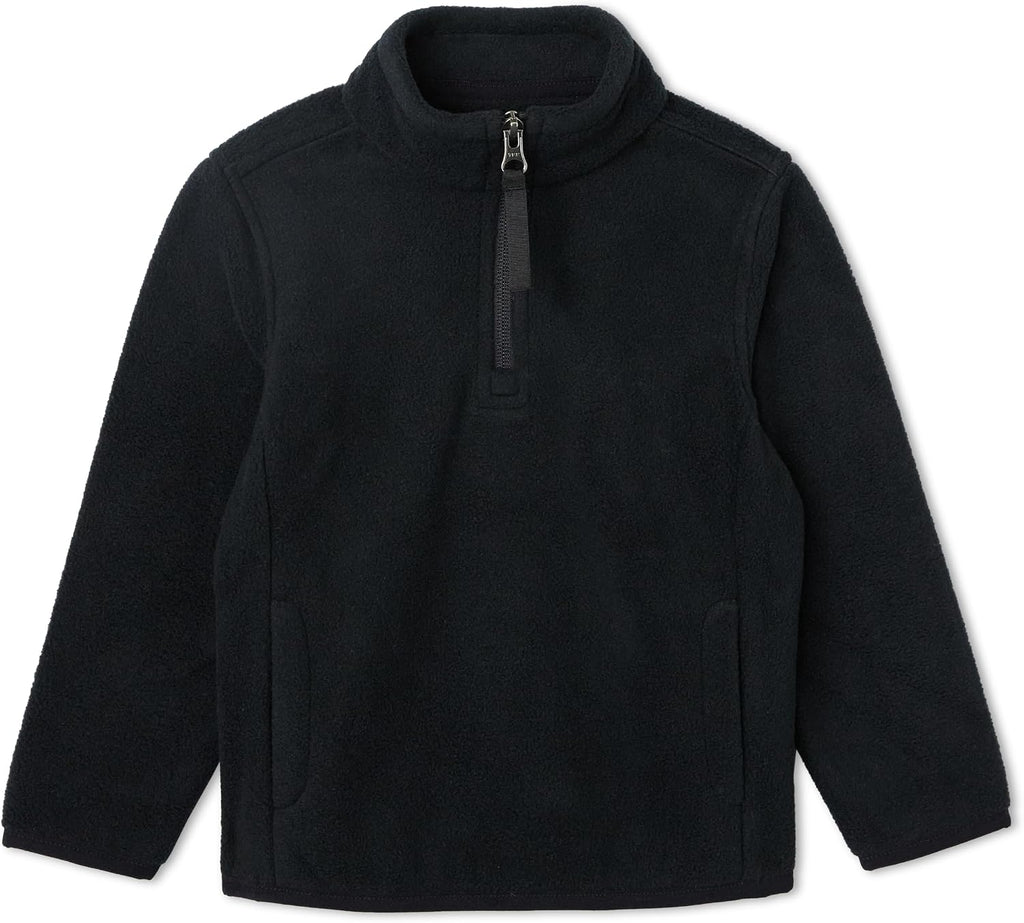 Amazon Essentials Girls' Polar Fleece Quarter-Zip Mock Jackets