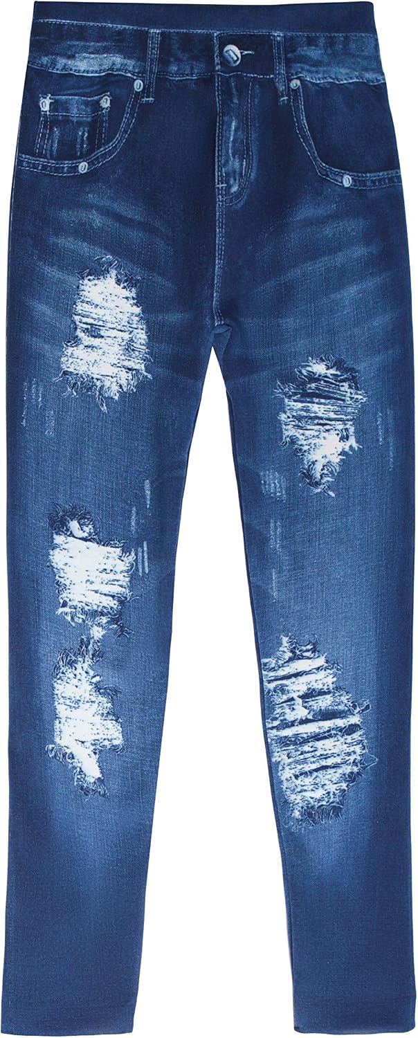 Just Love Jeggings for Girls Comfortable Seamless Printed Leggings