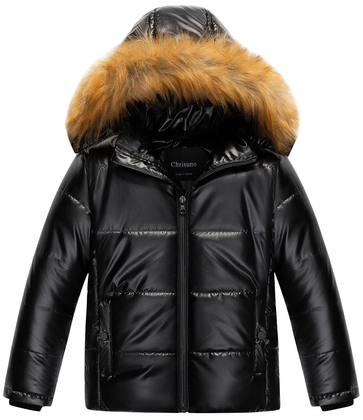 Chrisuno Girl's Water Resistant Winter Coats Warm Fleece Lined Outwear Ski Snow Jacket With Removable Hood