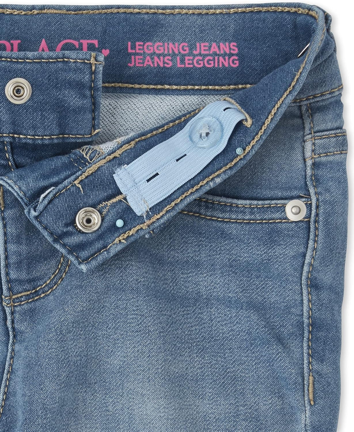 The Children's Place Girls Stretch Pull on Denim Jeggings