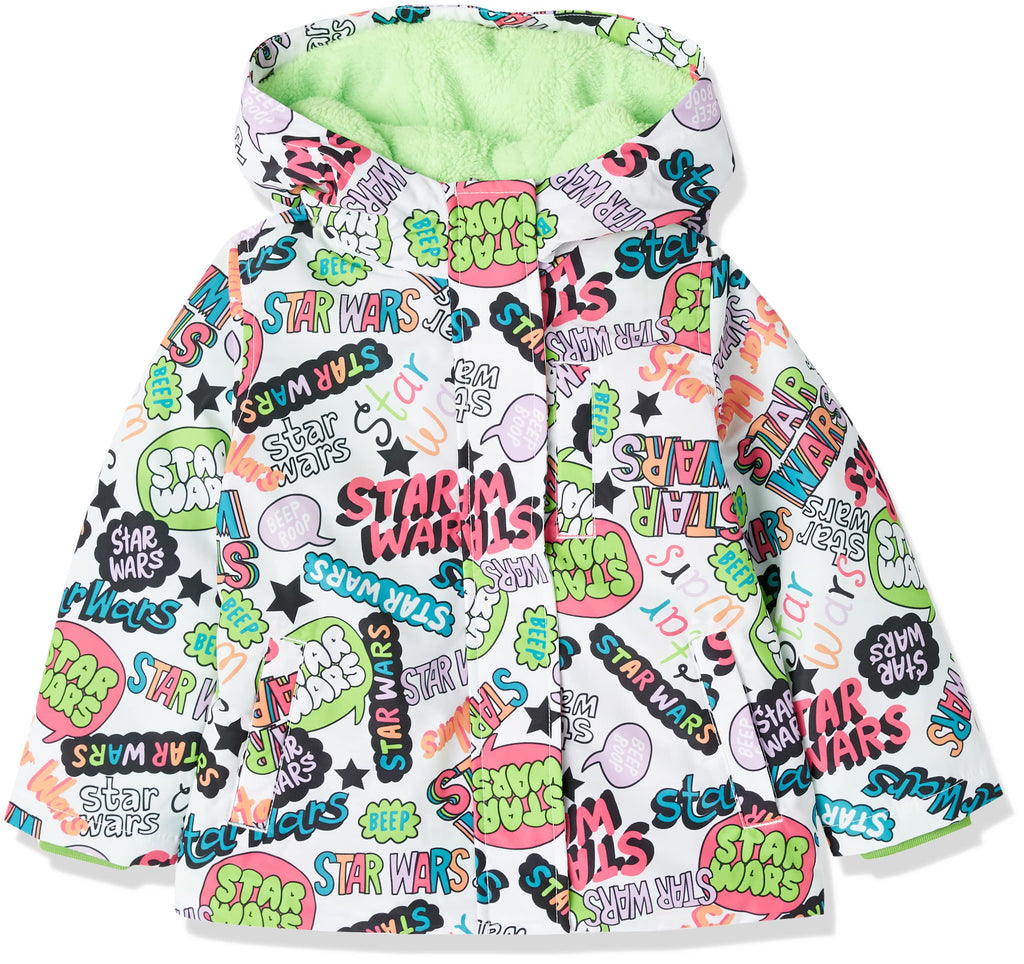 Amazon Essentials Disney | Marvel | Star Wars | Frozen | Princess Girls and Toddlers' Warm Puffer Jacket Coat
