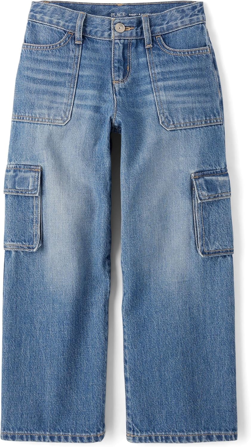 The Children's Place Girls' Baggy Jeans