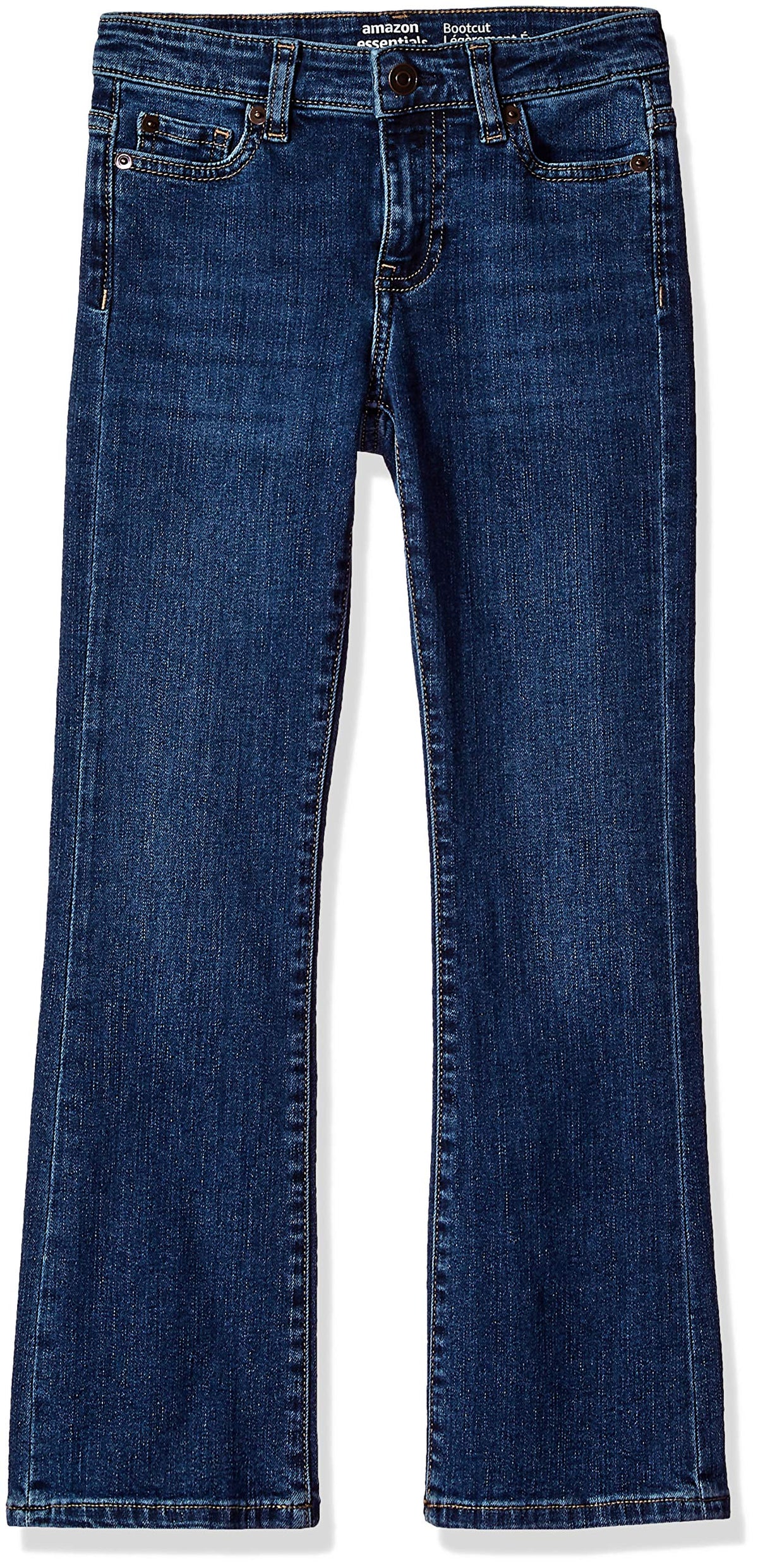 Amazon Essentials Girls' Slim Boot-Cut Stretch Jeans