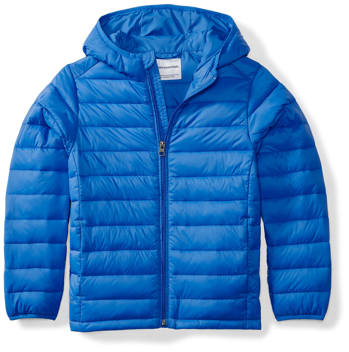 Amazon Essentials Boys and Toddlers' Lightweight Water-Resistant Packable Hooded Insulated Puffer Jacket