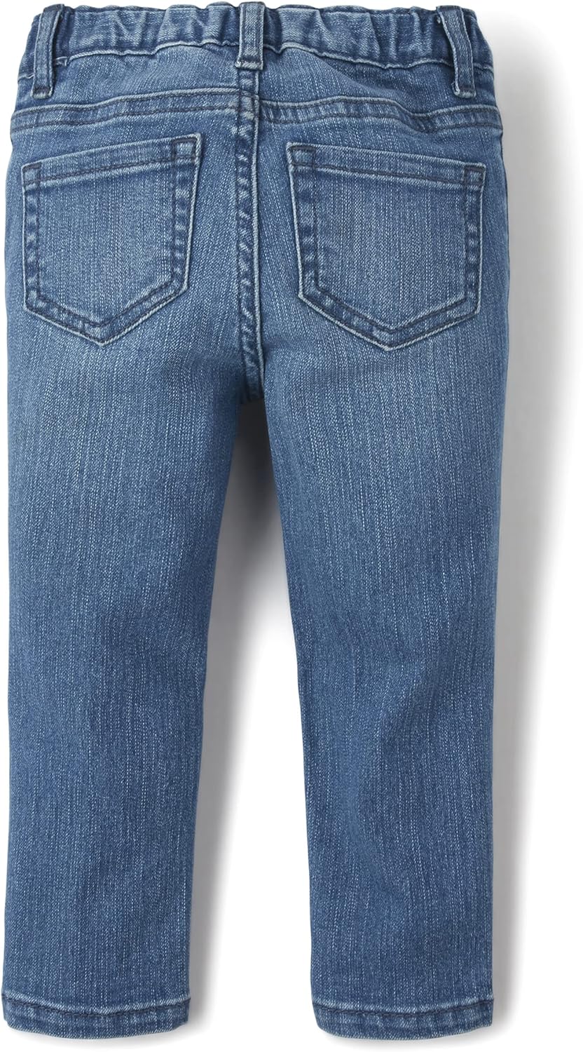 The Children's Place Girls Super Skinny Jeans,Victory Blue Wash Single,4