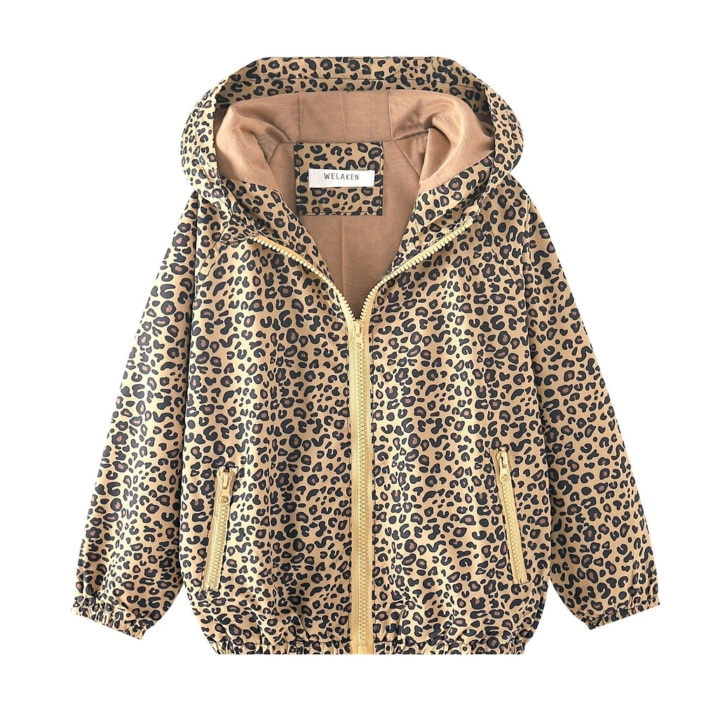 WELAKEN lightweight Jacket for Girls Kids & Toddler II Girls' Print Water-resistant Jacket