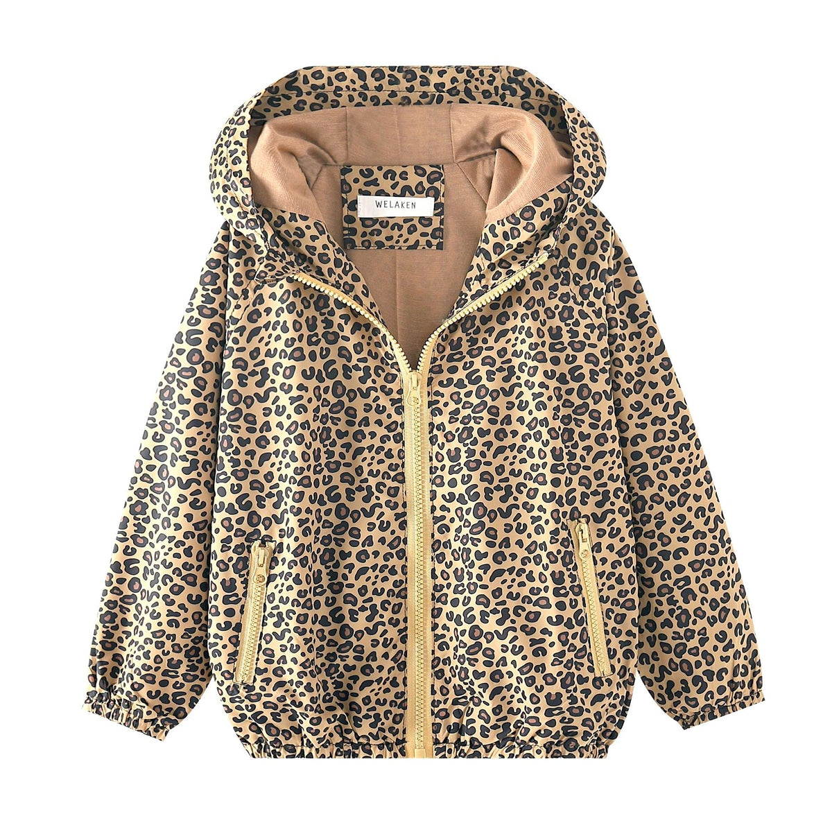 WELAKEN lightweight Jacket for Girls Kids & Toddler II Girls' Print Water-resistant Jacket