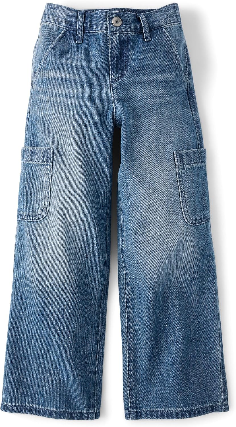 The Children's Place Girls' Baggy Cargo Jeans