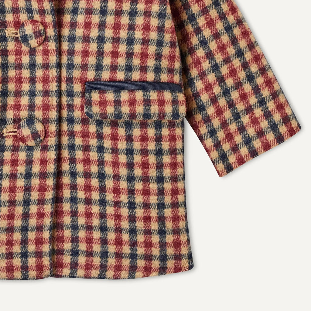 Amazon Essentials x Sofia Grainge Toddlers and Baby Girls' Wool Blend Coat