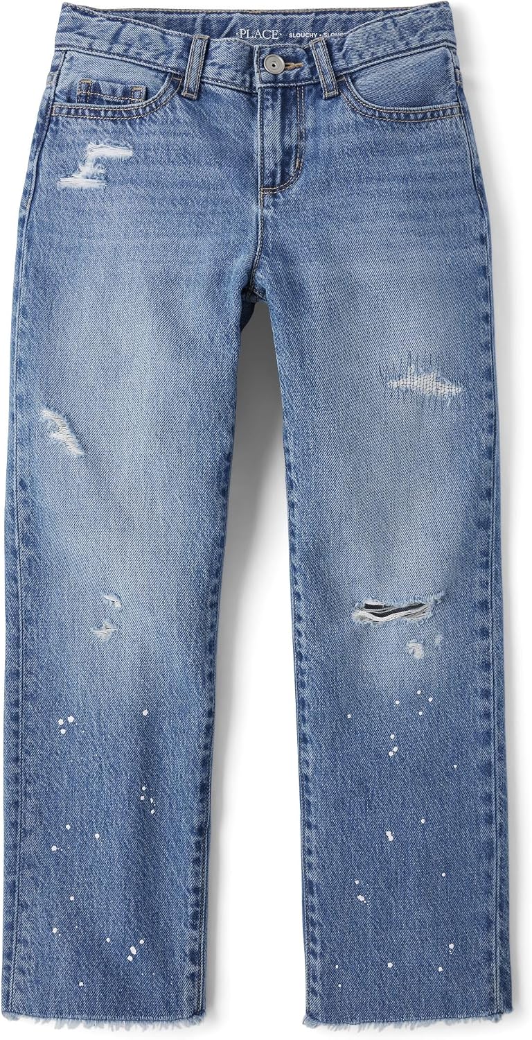 The Children's Place Girls' Wide Leg Jeans