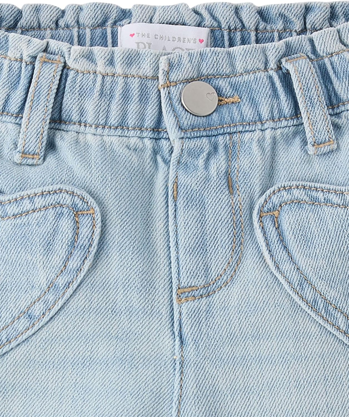 The Children's Place Baby Girls' and Toddler Barrel Leg Jeans