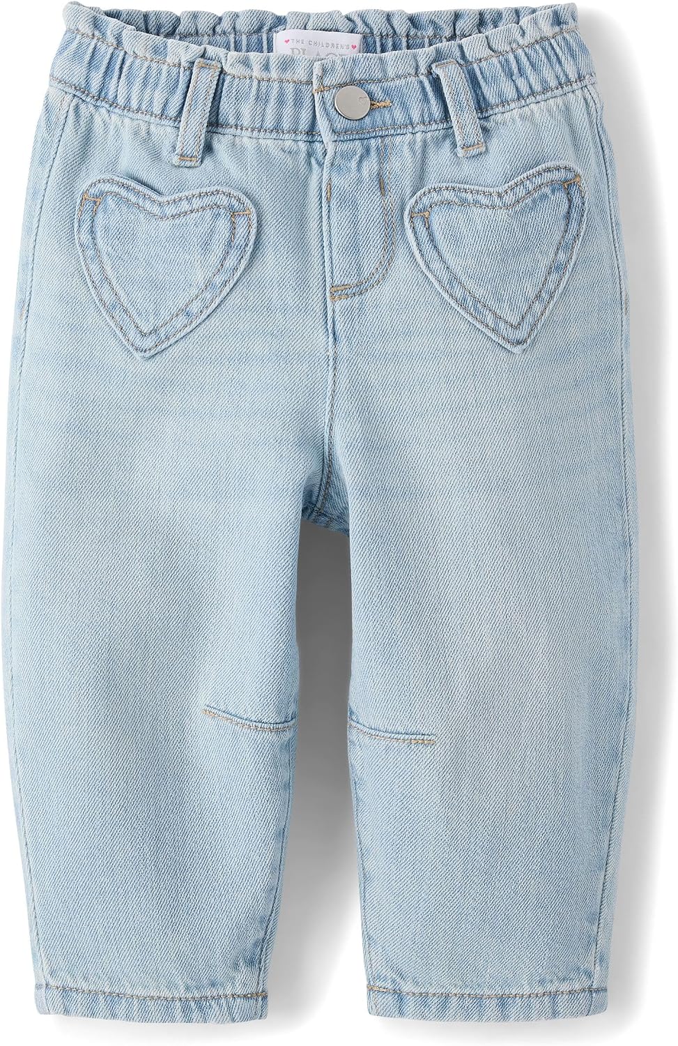 The Children's Place Baby Girls' and Toddler Barrel Leg Jeans