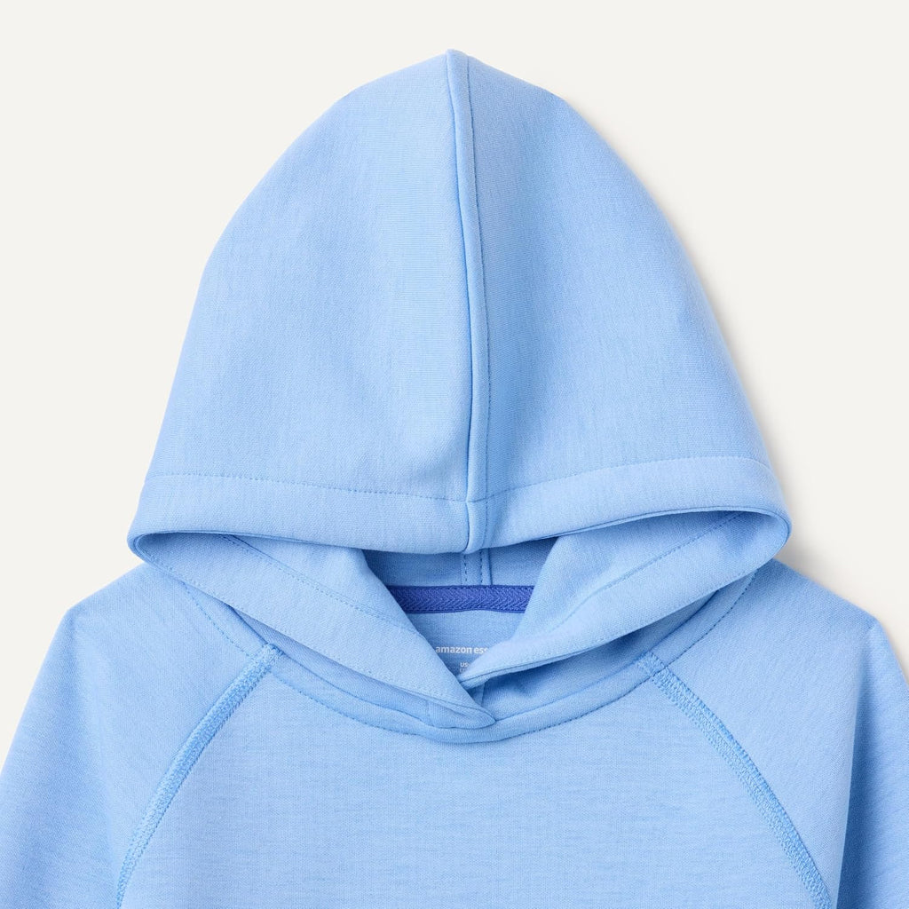 Amazon Essentials Girls' Active Hooded Pullover Sweatshirt