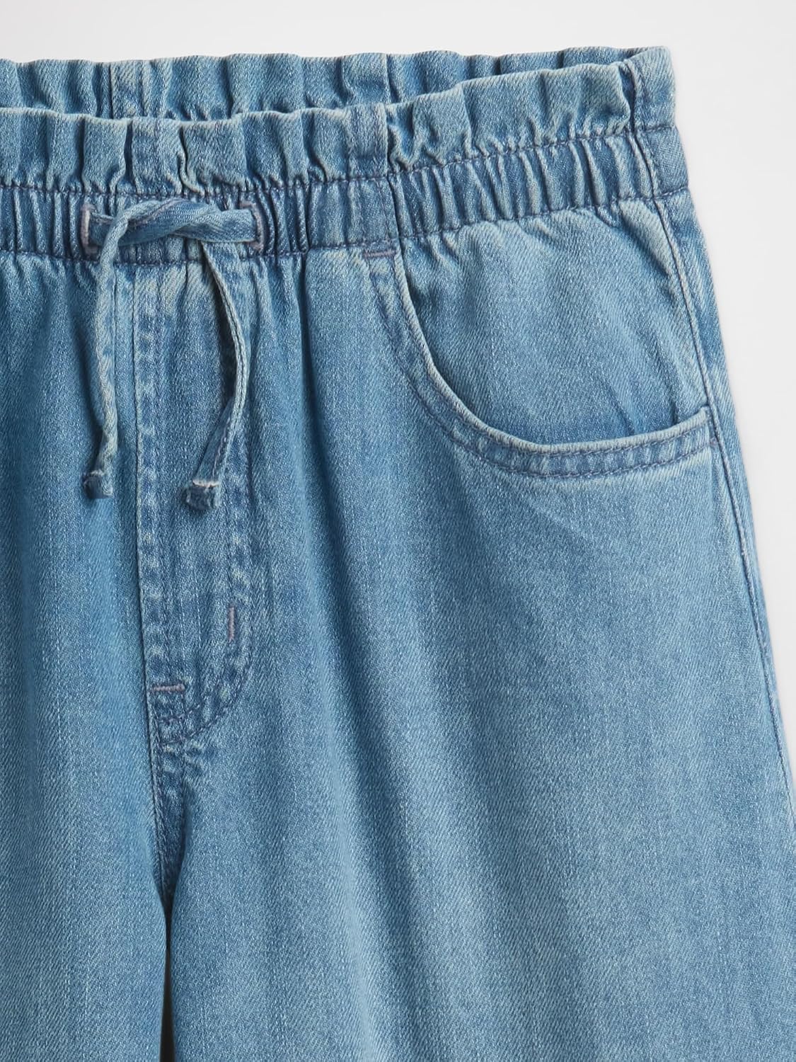 GAP Girls' Lightweight Baggy Denim