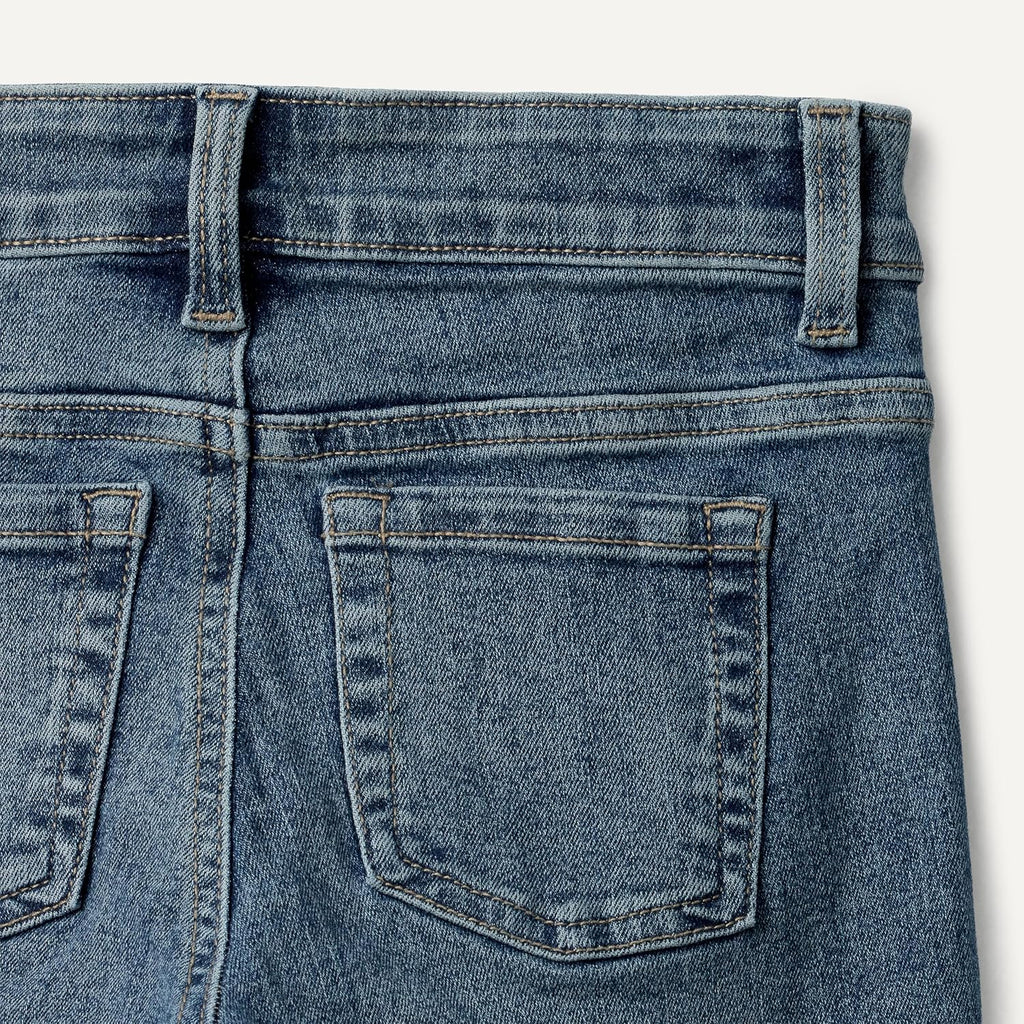 Amazon Essentials Girls' Slim Boot-Cut Stretch Jeans