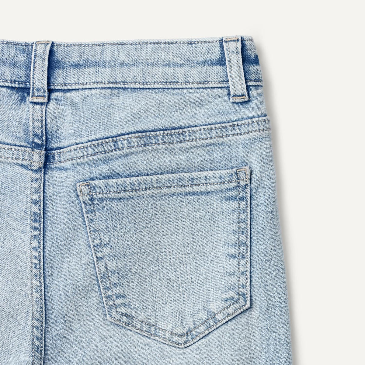 Amazon Essentials Girls' High Stretch High-Rise Flare Jean