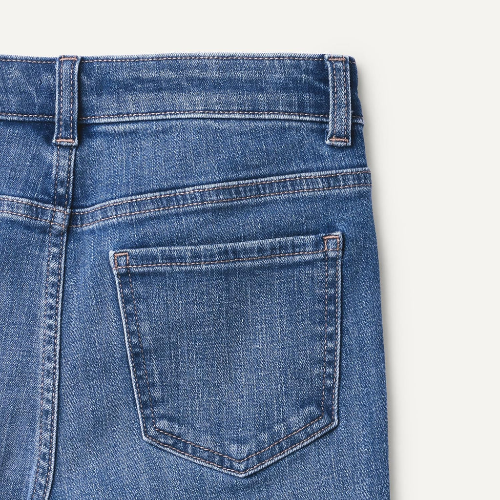 Amazon Essentials Girls' High Stretch High-Rise Flare Jean