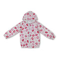 C Kids Girl Valentines Day Clothes Pink Heart Jacket Zipper Coat Winter Clothes GT1420